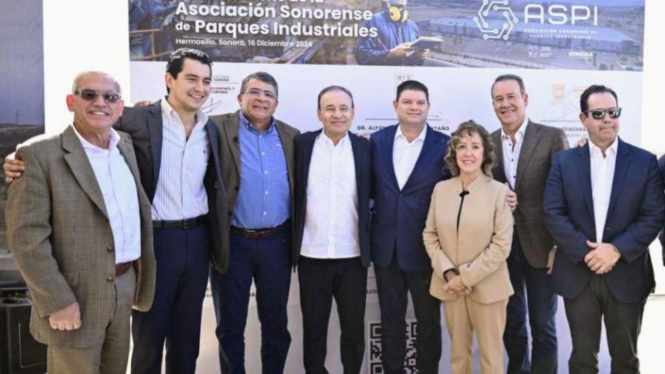Empresarios reconocen a Gobernador Durazo por creación de Asociación de parques industriales